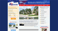 Desktop Screenshot of americanhomesrental.com